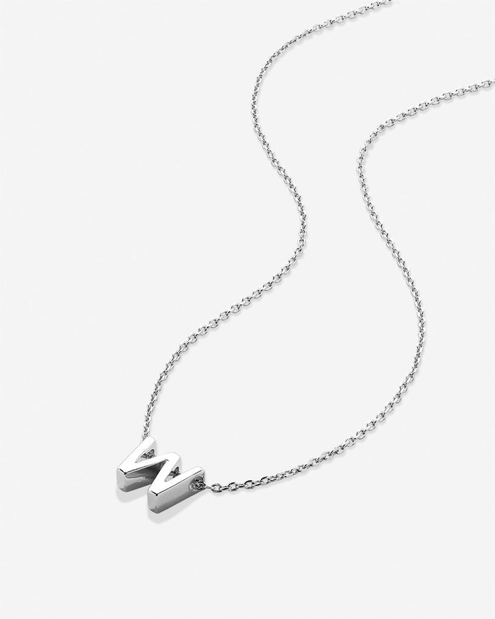 Bryan Anthonys Just For You Silver W Necklace Macro