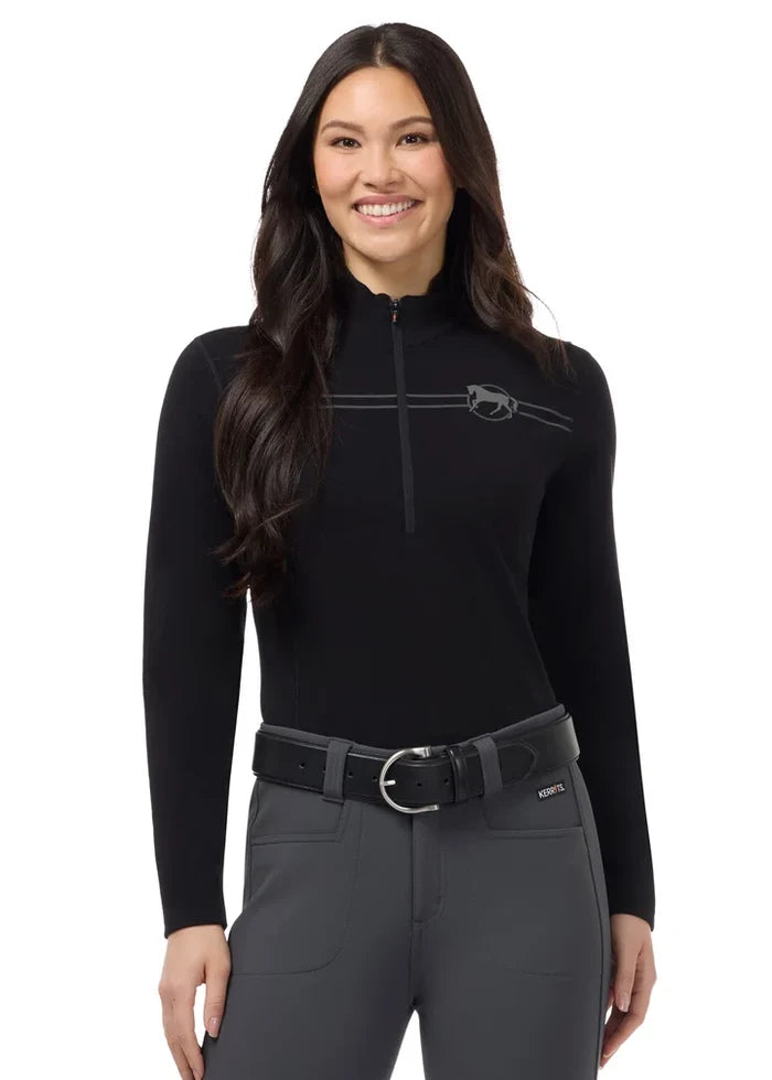 Kerrits Equi Rhythm Lite Quarter Zip Riding Top