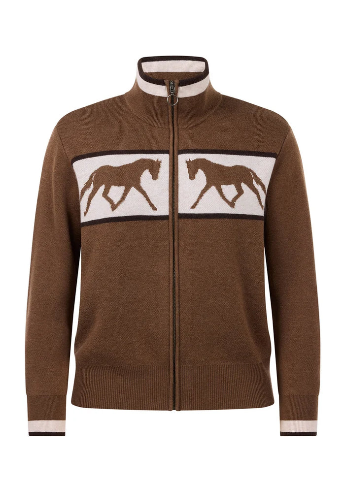 Kerrits Reflections Horse Full Zip Sweater