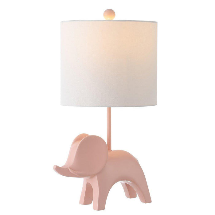 Kid's Elephant Table Lamp in Pink - Little Loves Lighting -  The Well Appointed House
