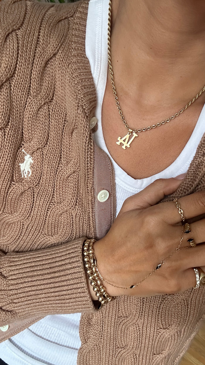 Close view of the LA Strong charity charm from Beads by Tara