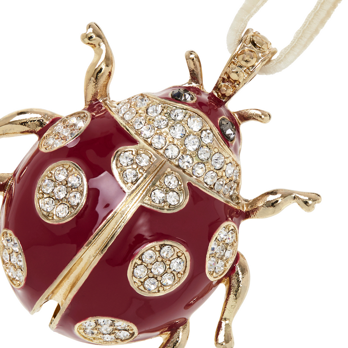 Ladybug Hanging Ornament, Red - The Well Appointed House