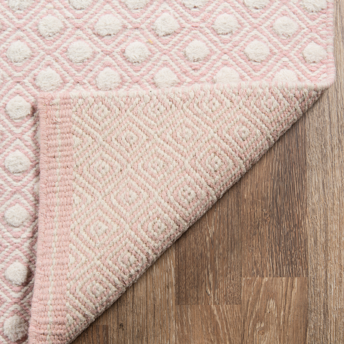 Langdon Windsor Pink Hand Woven Wool Area Rug - The Well Appointed House