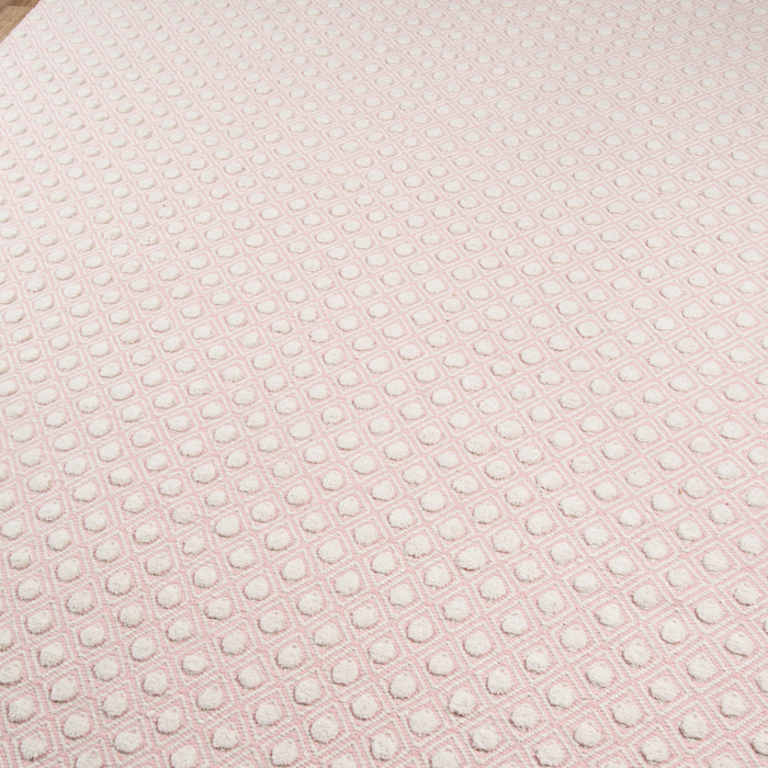 Langdon Windsor Pink Hand Woven Wool Area Rug - The Well Appointed House