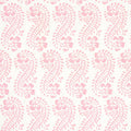 Lani Pink Botanical Paisley Fabric - The Well Appointed House
