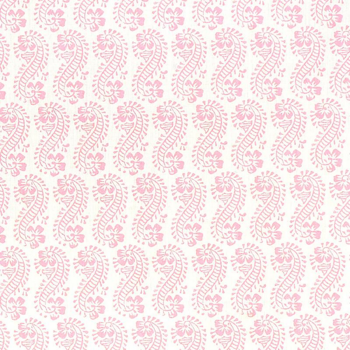 Lani Pink Botanical Paisley Fabric - The Well Appointed House