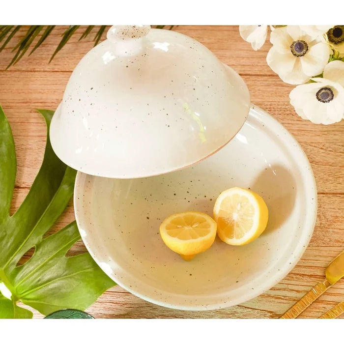 Large Cloche Stoneware Serving Platter - Serveware - The Well Appointed House