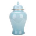 Large Temple Jar in Celadon - The Well Appointed House