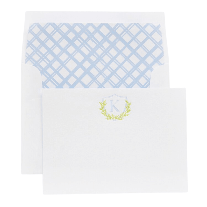 Lattice Personalized Stationery - D88 - Stationery - The Well Appointed House