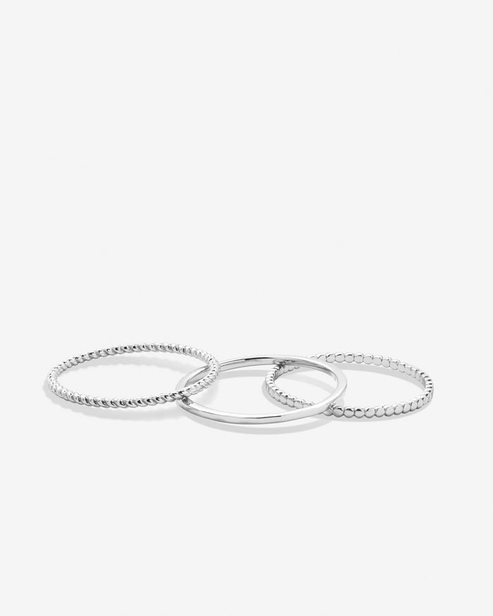 Bryan Anthonys Layers of You Silver Ring Set Macro