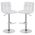 Lenny - Upholstered Adjustable Bar Stool (Set of 2)