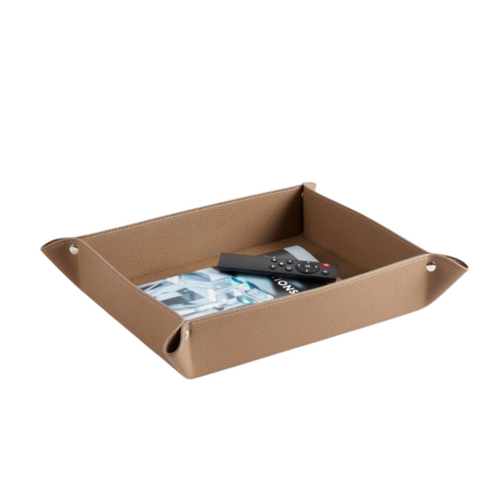 Lisbon Extra Large Leatherette Snap Coffee Table Valet