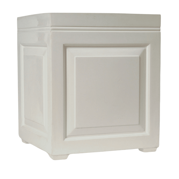 London Outdoor Garden Planter in White - Outdoor Planters - The Well Appointed House