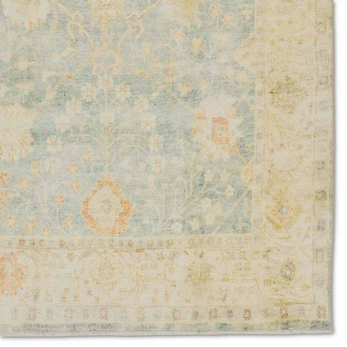Lovato Area Rug in Yellow, Blue and Green Tones - Rugs - The Well Appointed House