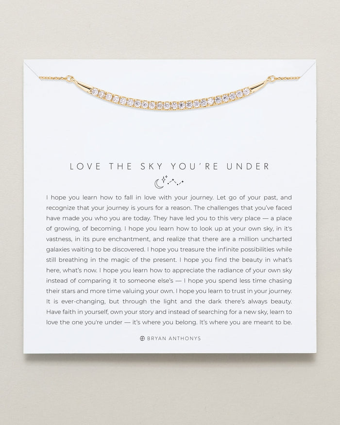 Bryan Anthonys Love The Sky You're Under Pave Necklace