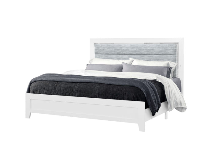 Luccia - Bed With LED - White