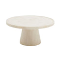 Medium White Marble Cake Stand - Serveware - The Well Appointed House