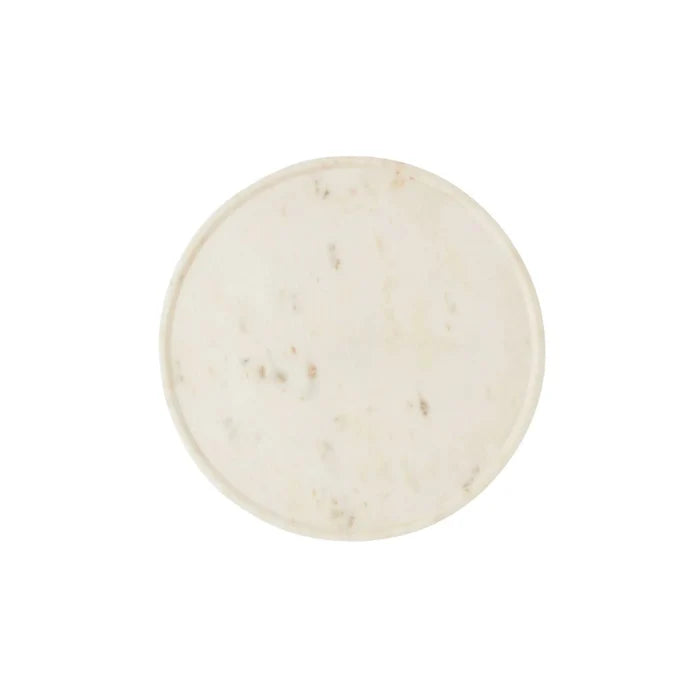 Medium White Marble Cake Stand - Serveware - The Well Appointed House
