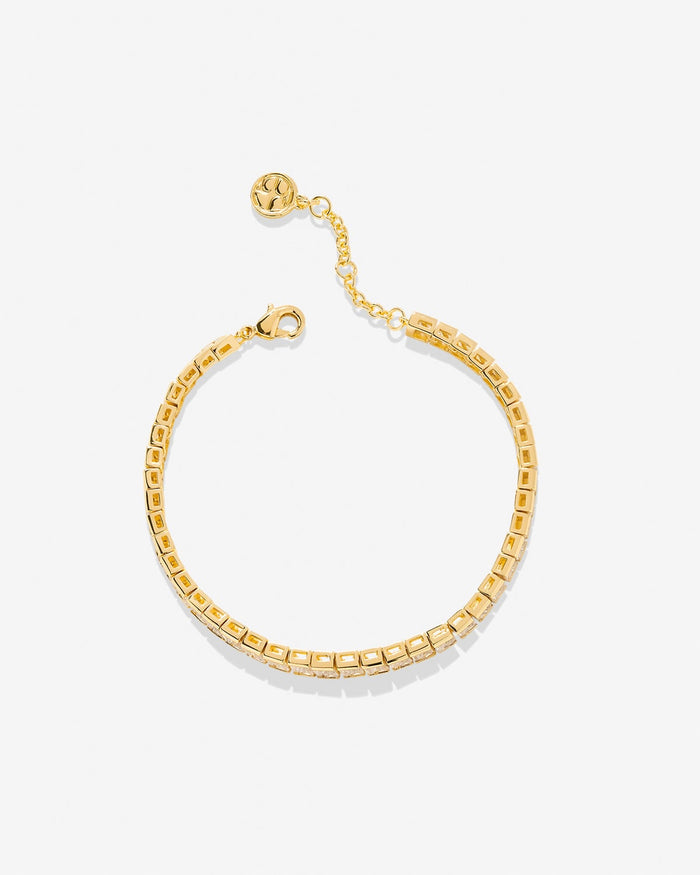 Bryan Anthonys Radiance Collection Baguette Tennis Bracelet Gold
