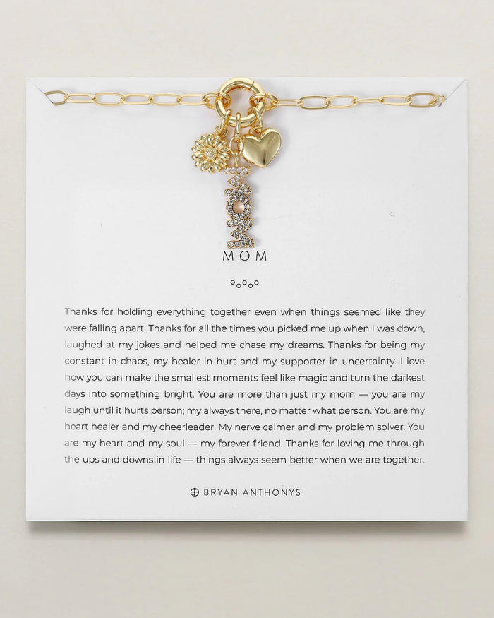 Bryan Anthonys Mom Mini Charm Necklace