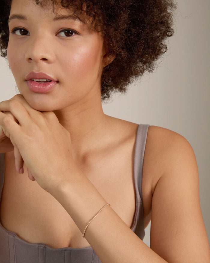 Bryan Anthonys Mom Tennis Bracelet On Model