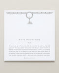 Bryan Anthonys Stories Of You Move Mountains Silver Charm Necklace On Card
