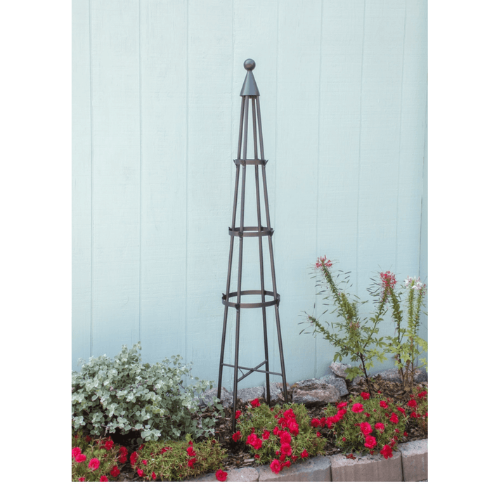 Three Ring Obelisk - Outdoor Planters - The Well Appointed House