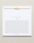 bryan anthonys my anchor dainty necklace 14k gold
