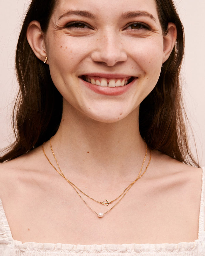 Bryan Anthonys My Anchor Gold Necklace On Model