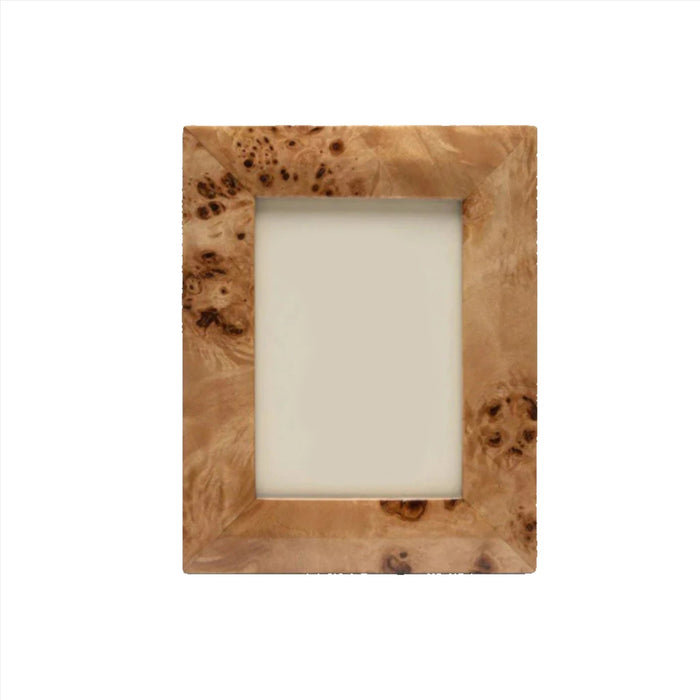 Narvik Rich Burl Maple Wood Veneer Frame in Two Different Colors