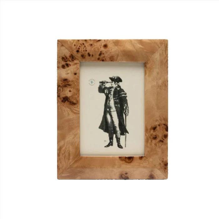 Pigeon & Poodle Narvik Rich Burl Maple Wood Veneer Frame in Two Different Colors - Picture Frames - The Well Appointed House