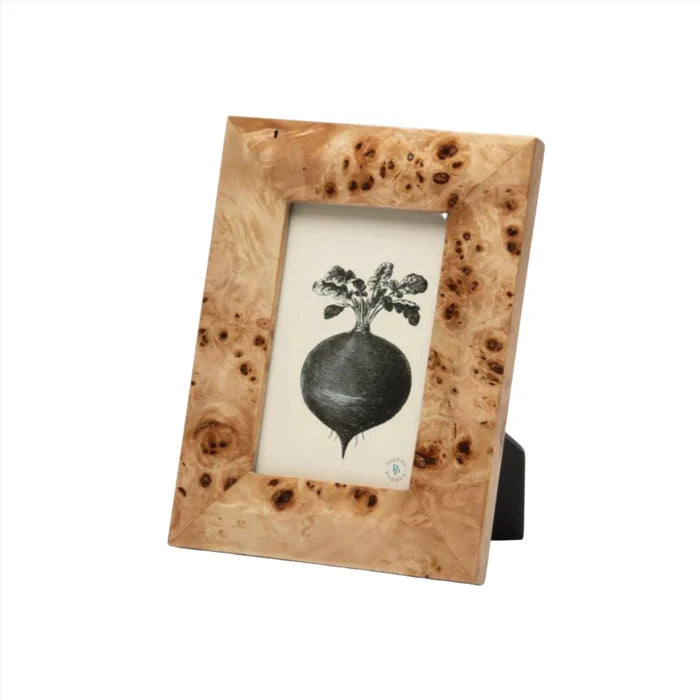 Pigeon & Poodle Narvik Rich Burl Maple Wood Veneer Frame in Two Different Colors - Picture Frames - The Well Appointed House