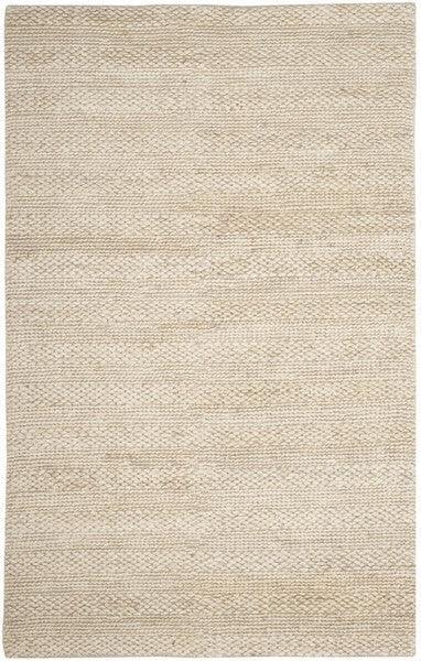 Natural Fiber Hand Woven Jute Rug in Bleach - Rugs - The Well Appointed House