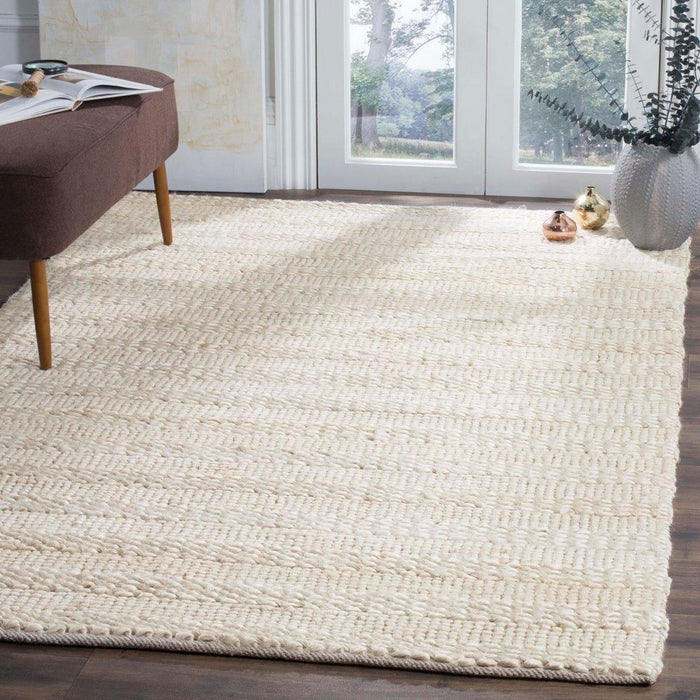Natural Fiber Hand Woven Jute Rug in Bleach - Rugs - The Well Appointed House