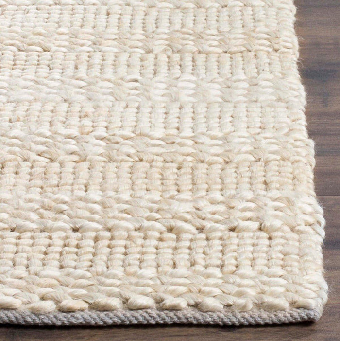 Natural Fiber Hand Woven Jute Rug in Bleach - Rugs - The Well Appointed House