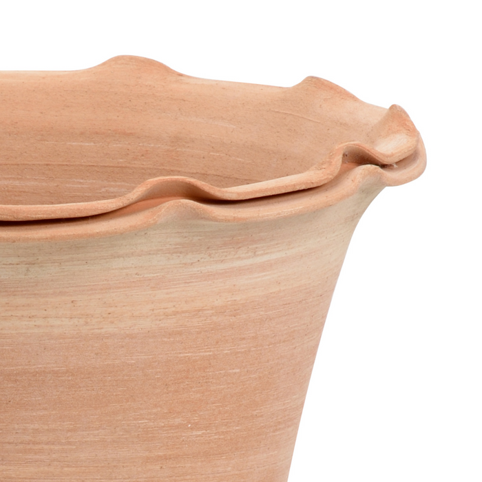 Natural Impruneta Fluted Pot - The Well Appointed House