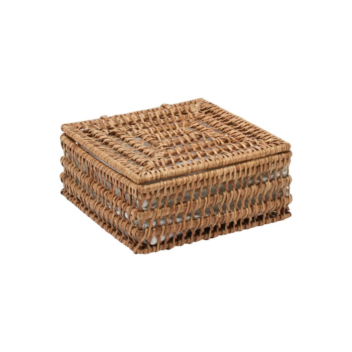 Natural Rattan Napkin Holder - Kitchen Storage - The Well Appointed House