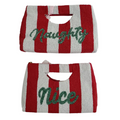 Fully Beaded "Naughty or Nice" Themed Christmas Clutch - The Well Appointed House