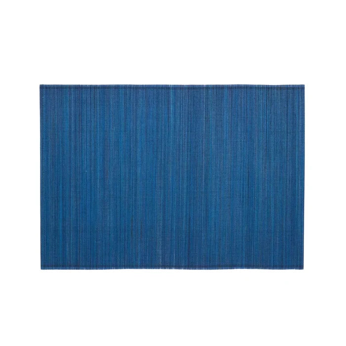 Navy Blue Hand Woven Bamboo Placemats - Placemats - The Well Appointed House