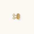 Magnetic necklace detangler clasp available in gold and silver