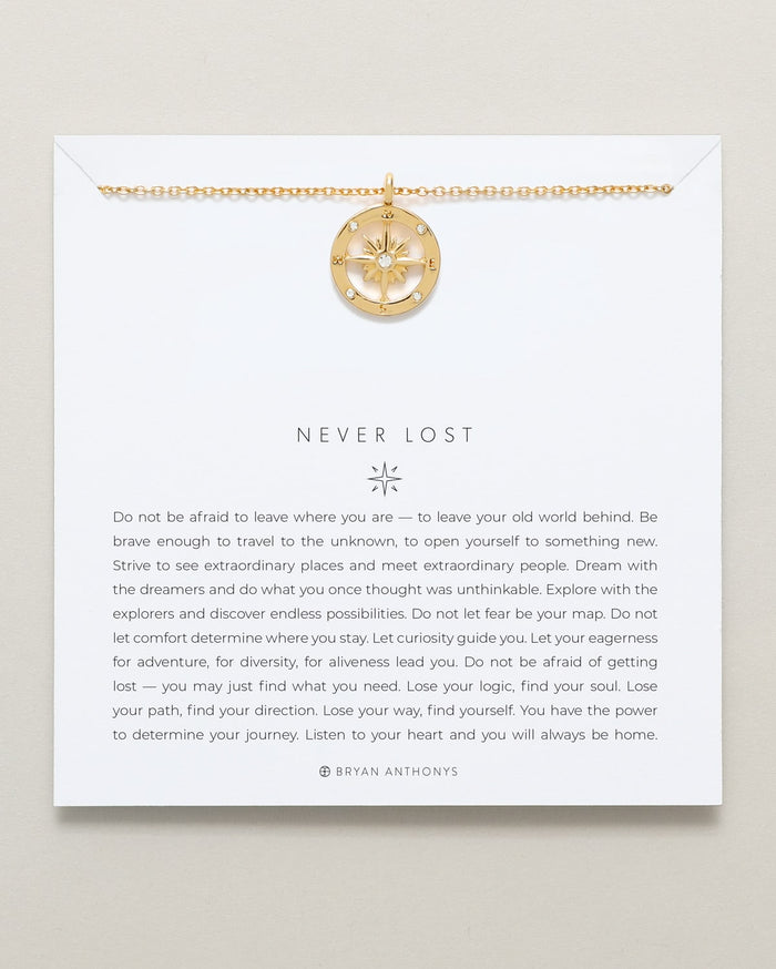 Bryan Anthonys dainty never lost necklace 14k gold