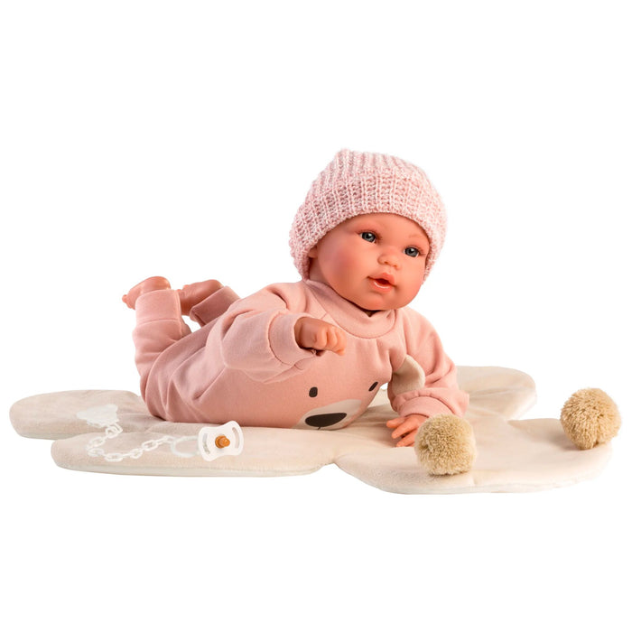 Newborn Doll Claudia with Bear Blanket- The Well Appointed House