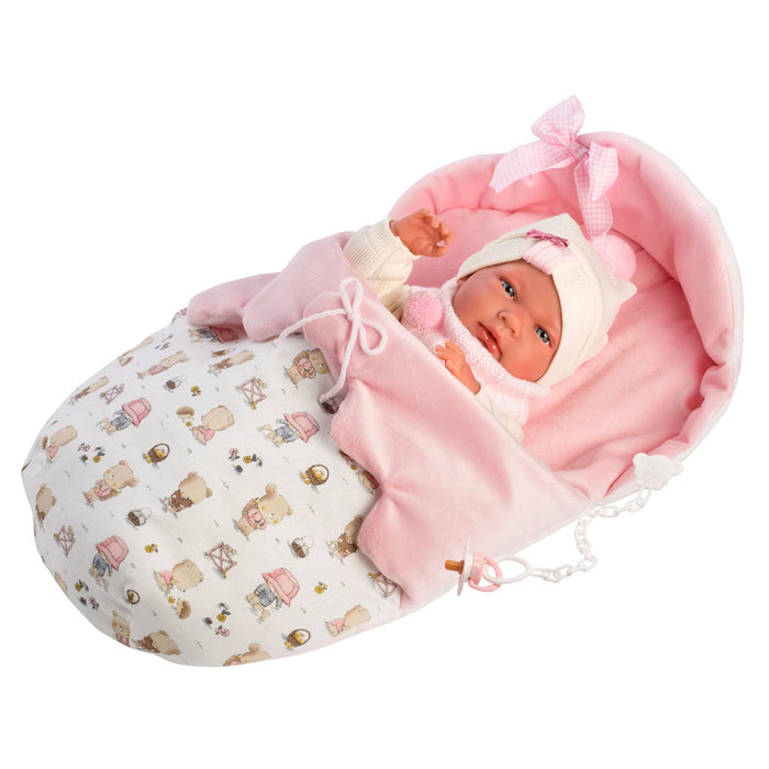 Newborn Doll Katie with Sleeping Bag-The Well Appointed House