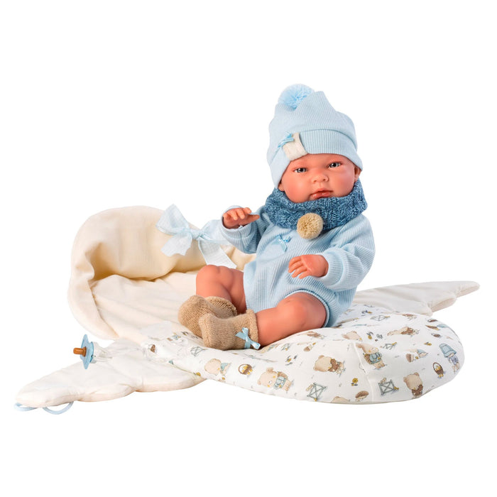 Newborn Doll Kyle with Sleeping Bag- The Well Appointed House