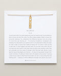 bryan anthonys dainty jewelry nurse necklace 14k gold