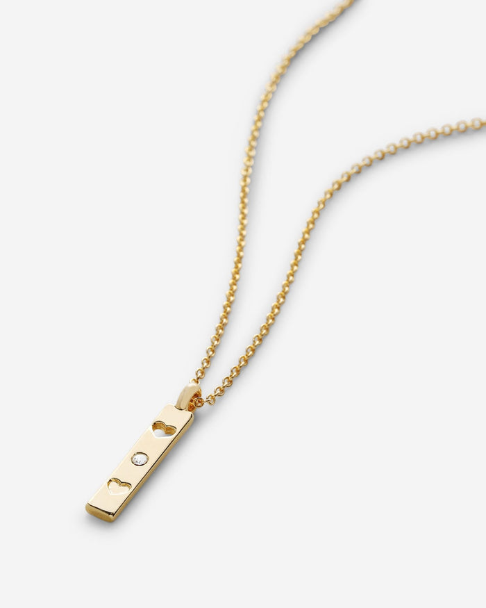 Bryan Anthonys Nurse Gold Necklace with Crystals Macro