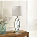 Nysa - 37" Table Lamp - Mirrored & Faux Crystals