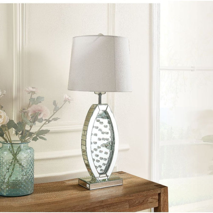 Nysa - 37" Table Lamp - Mirrored & Faux Crystals