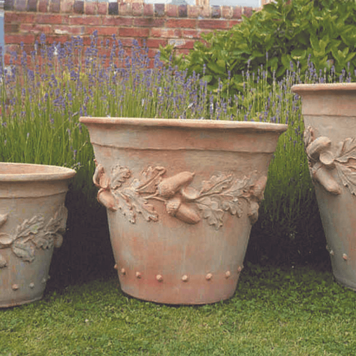 Oakleaf Garden Pot - Outdoor Planters - The Well Appointed House