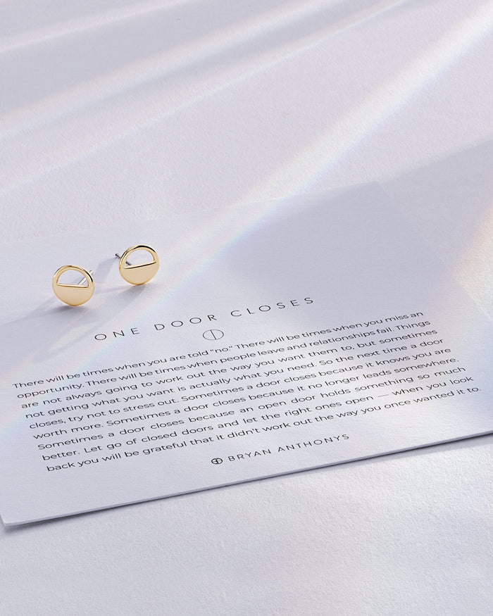 One Door Closes Stud Earrings showcase